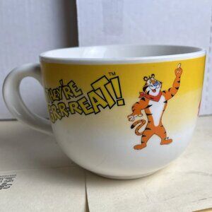 Kellogg’s Frosted Flakes Tony the Tiger Ceramic Bowl/Mug 2001 Advertising